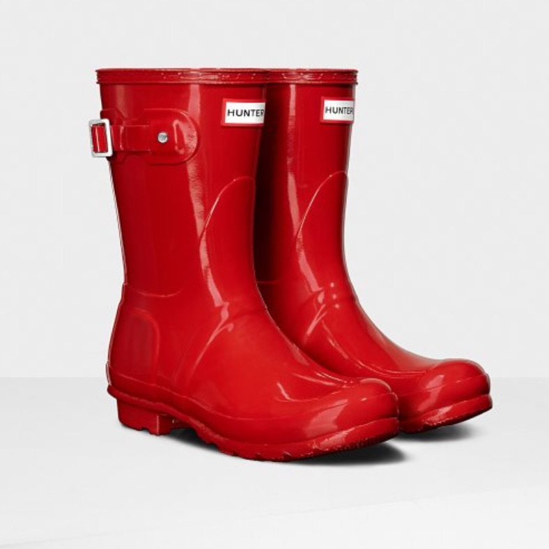 Short Military Red Hunter Boot
